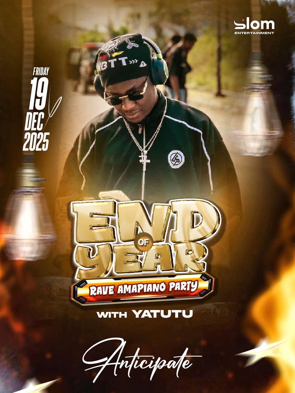 End of Year Party Poster