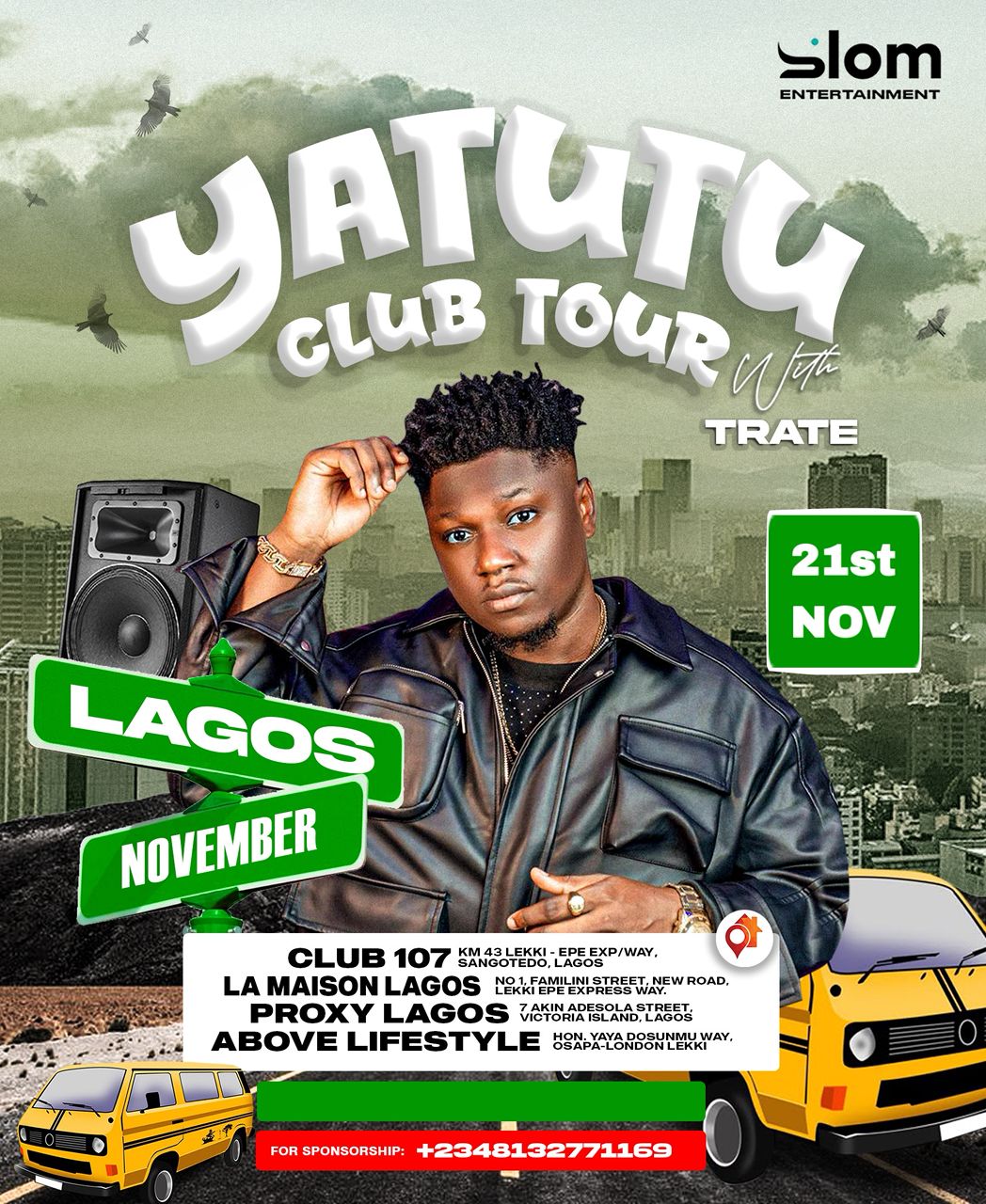 YATUTU Lagos Tour Poster